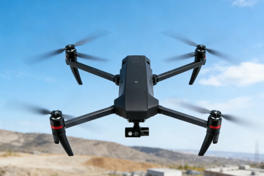 Professional dual-sensor EO/IR multirotor drone with autonomous flight and intelligent control system for industrial inspection, security and surveillance, OEM manufacturer and bulk supply