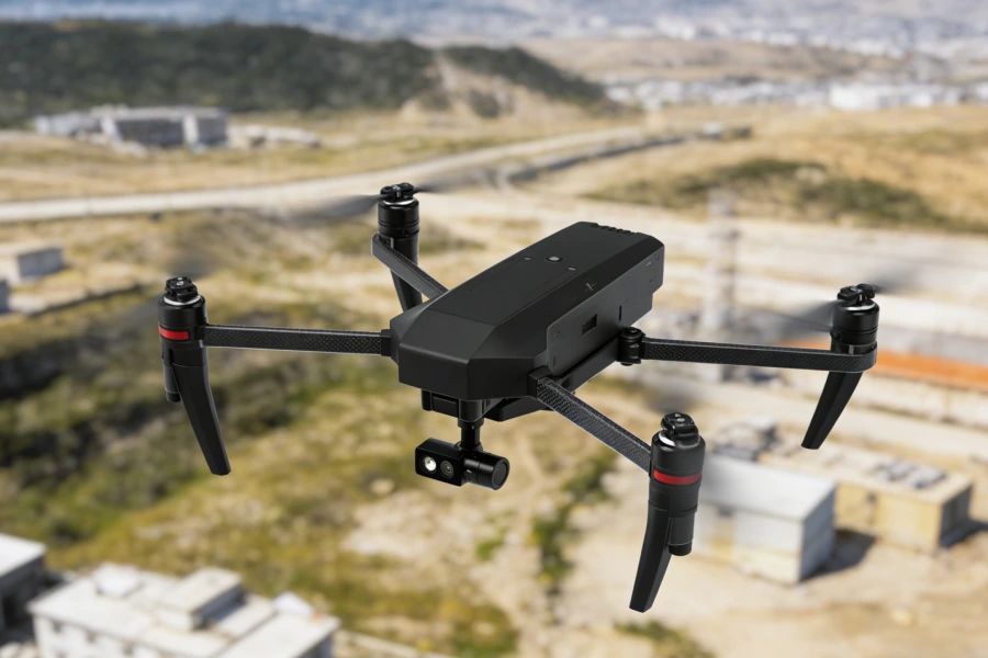 Professional dual-sensor multirotor drone for inspection, surveillance, mapping and security operations, industrial UAV manufacturer providing OEM customization and bulk supply