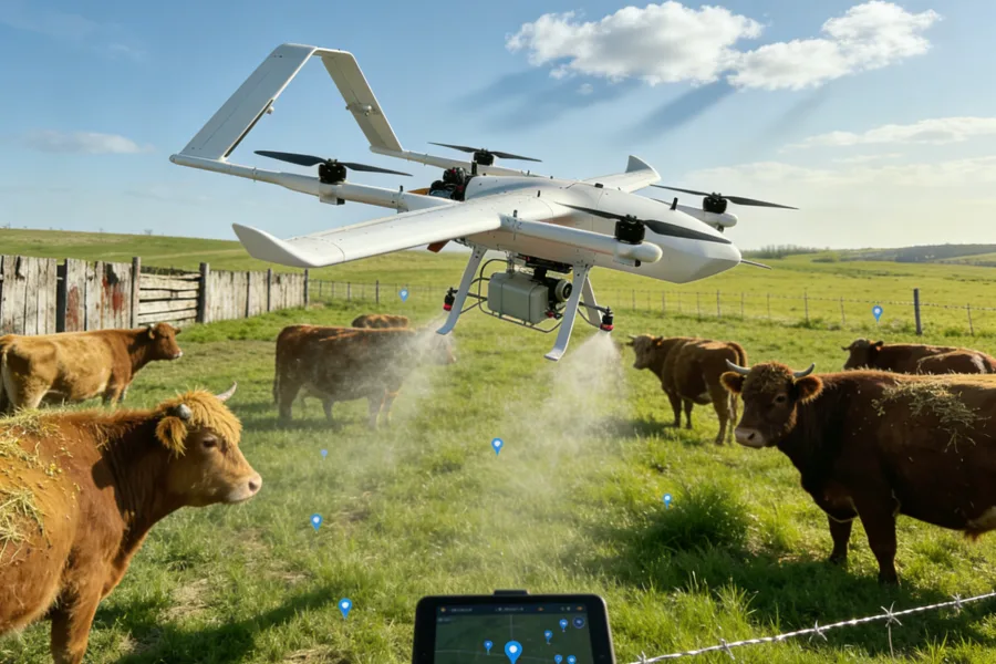 TerraWing fixed-wing VTOL hybrid UAV for precision surveying, long-range corridor inspection, and industrial mapping.