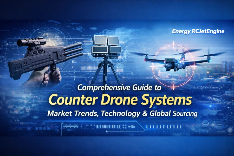 Counter drone systems with integrated detection and jamming technology for UAV threat mitigation, global C-UAS solutions for infrastructure and facility security